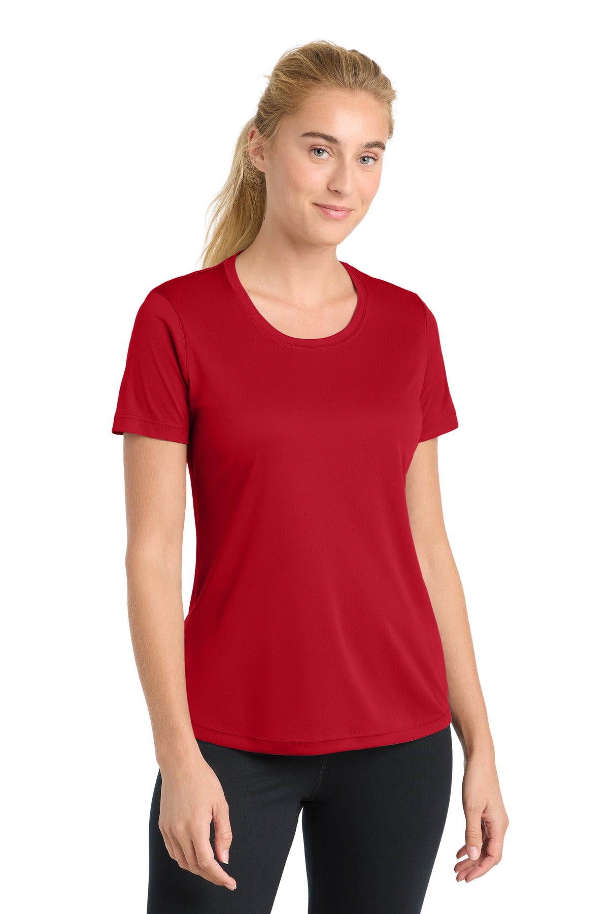 Sport-Tek Women's PosiCharge Competitor Tee. LST350 in True Red