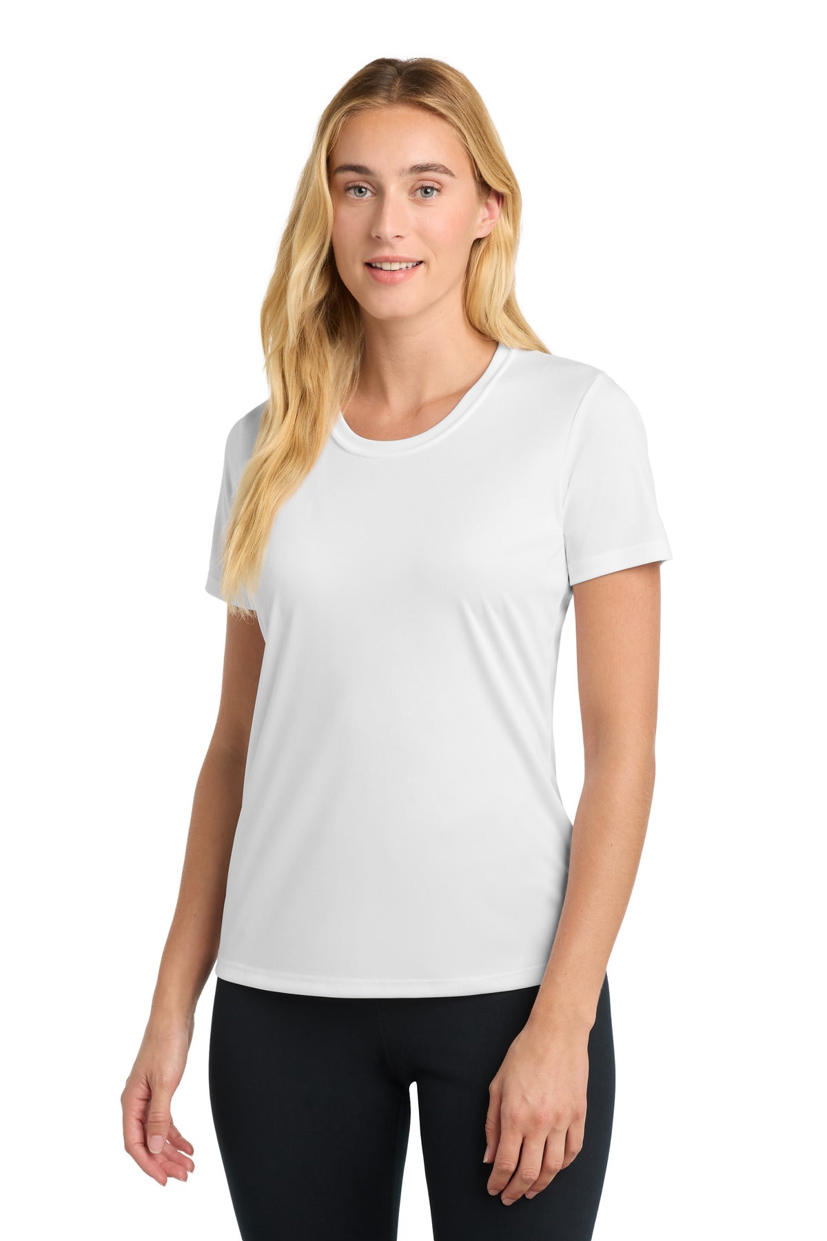Sport-Tek Women's PosiCharge Competitor Tee. LST350 in White