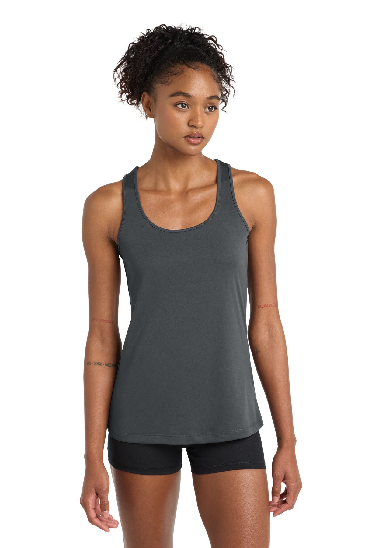 Sport-Tek Women's PosiCharge Competitor Racerback Tank. LST356 in Iron Grey