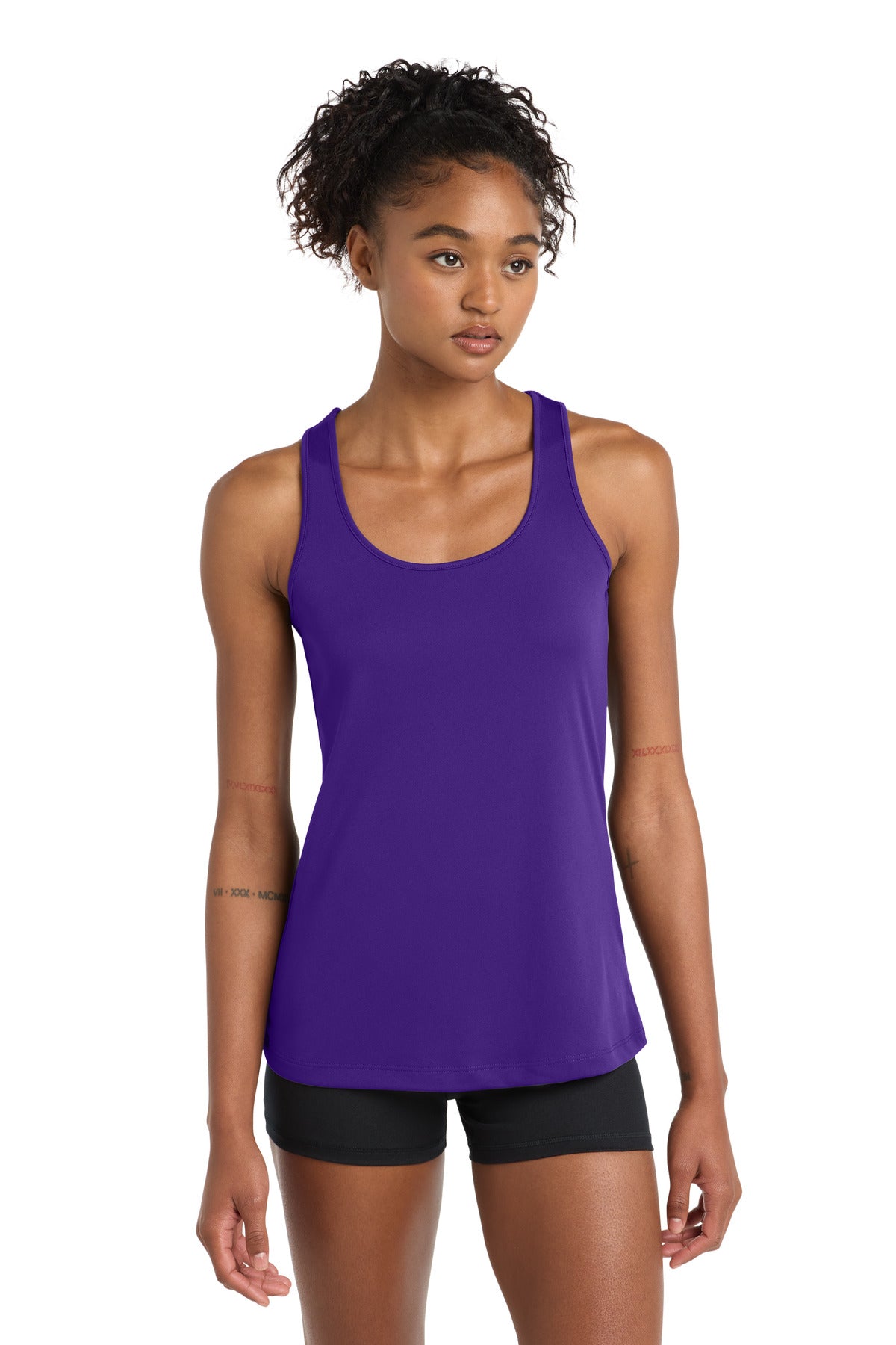 Sport-Tek Women's PosiCharge Competitor Racerback Tank. LST356 in Purple