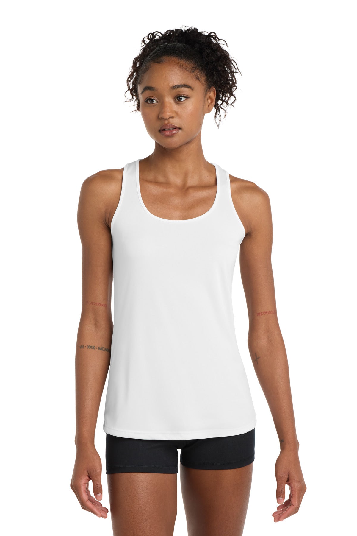 Sport-Tek Women's PosiCharge Competitor Racerback Tank. LST356 in White