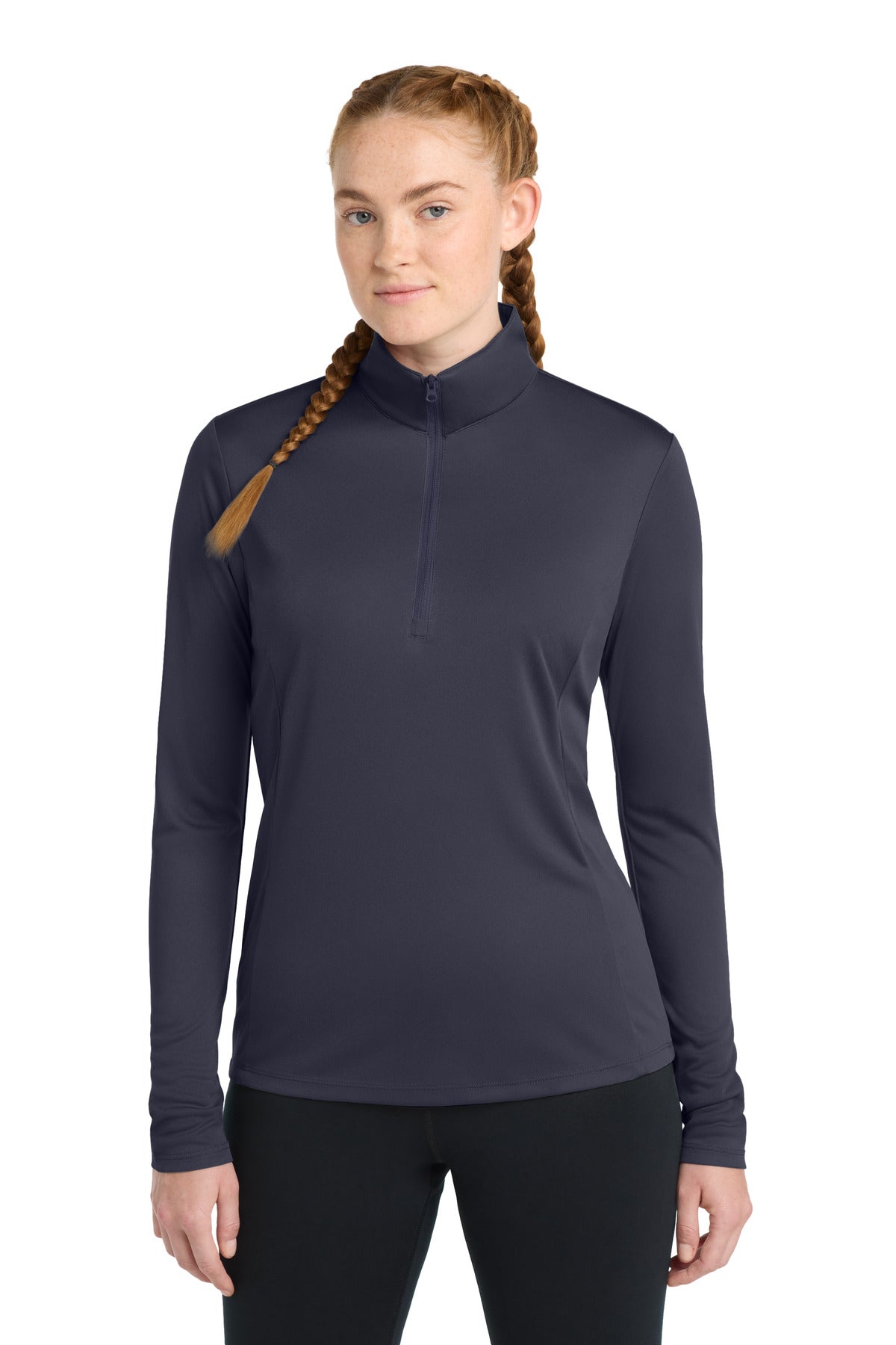 Sport-Tek Women's PosiCharge Competitor 1/4-Zip Pullover. LST357 in True Navy