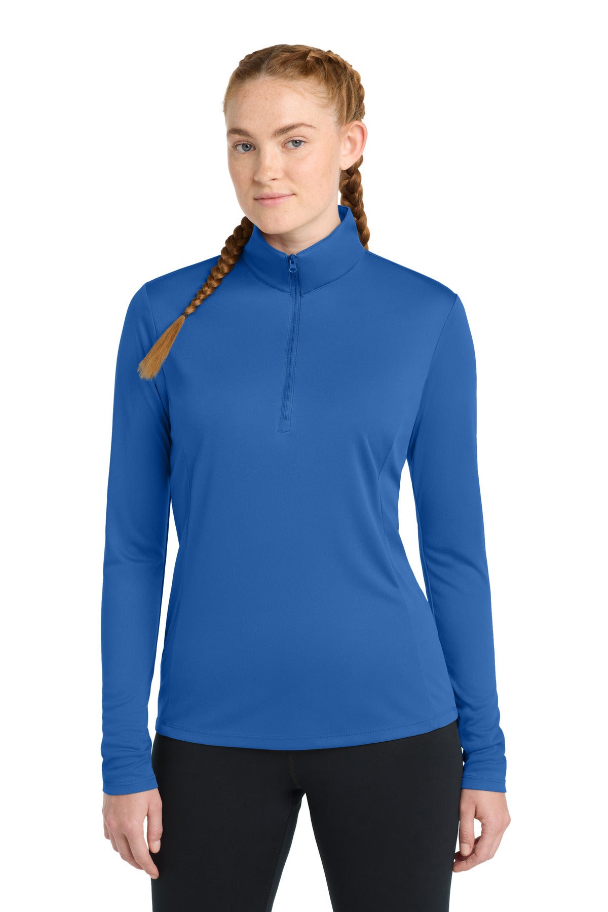 Sport-Tek Women's PosiCharge Competitor 1/4-Zip Pullover. LST357 in True Royal
