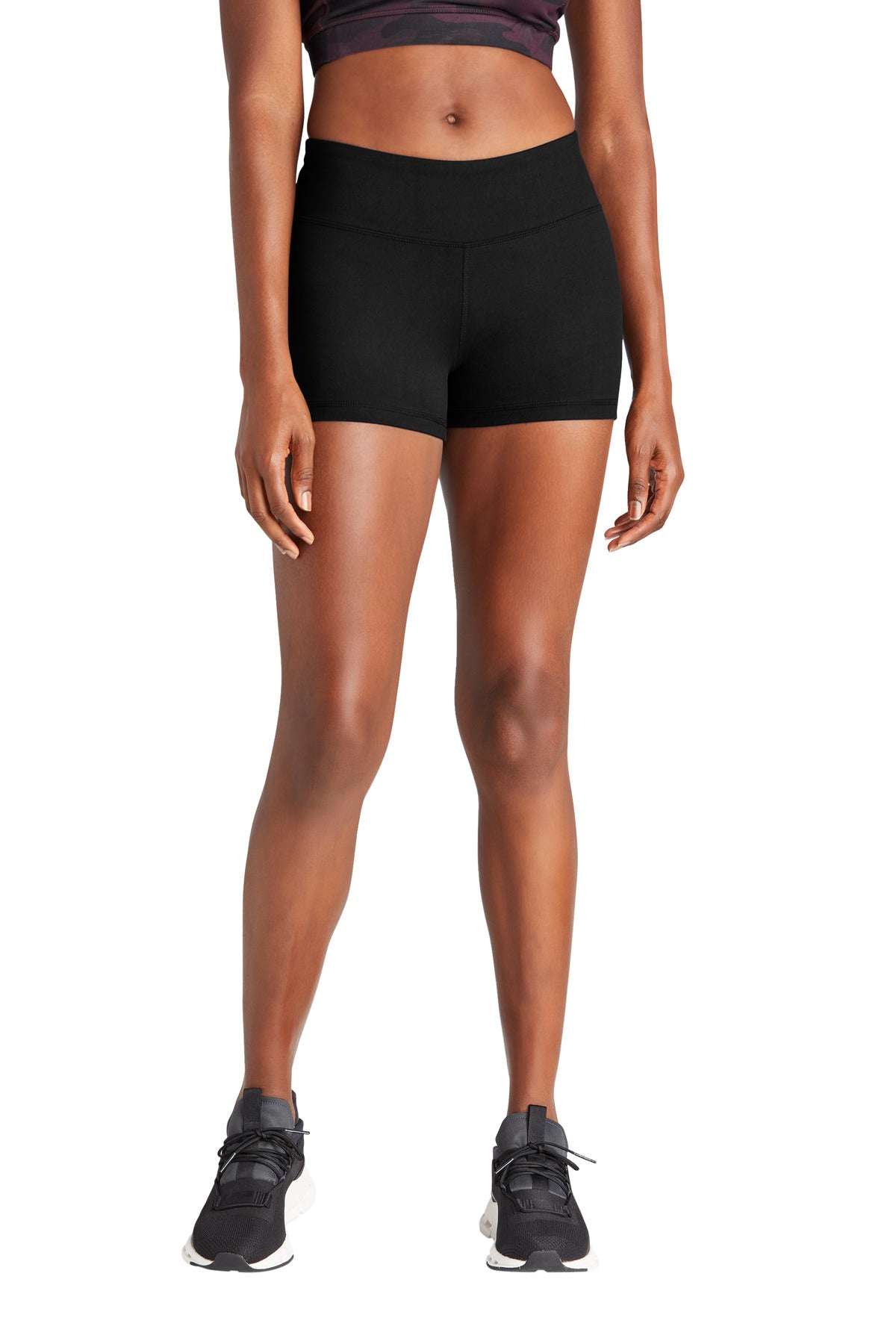 Sport-Tek Women's Interval 3  Short LST475 in Black