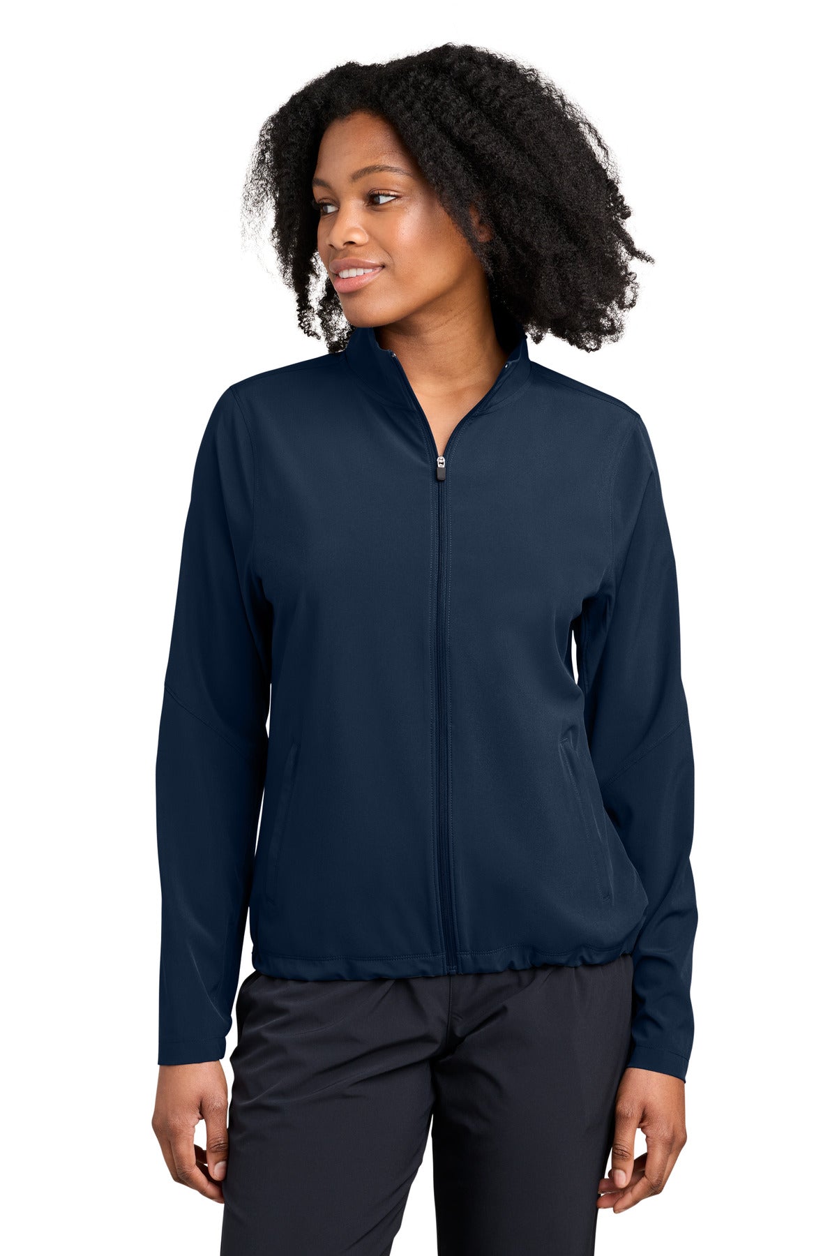 Sport-Tek Women's Repeat Jacket LST480 in True Navy