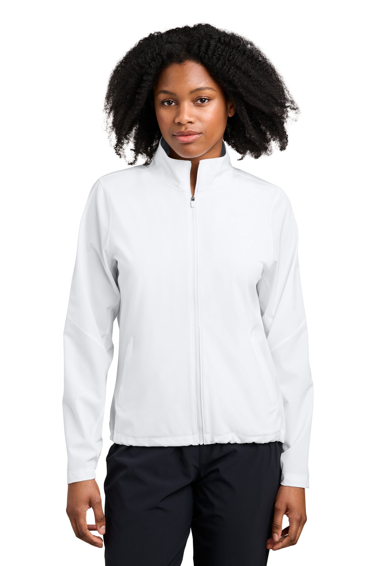 Sport-Tek Women's Repeat Jacket LST480 in White