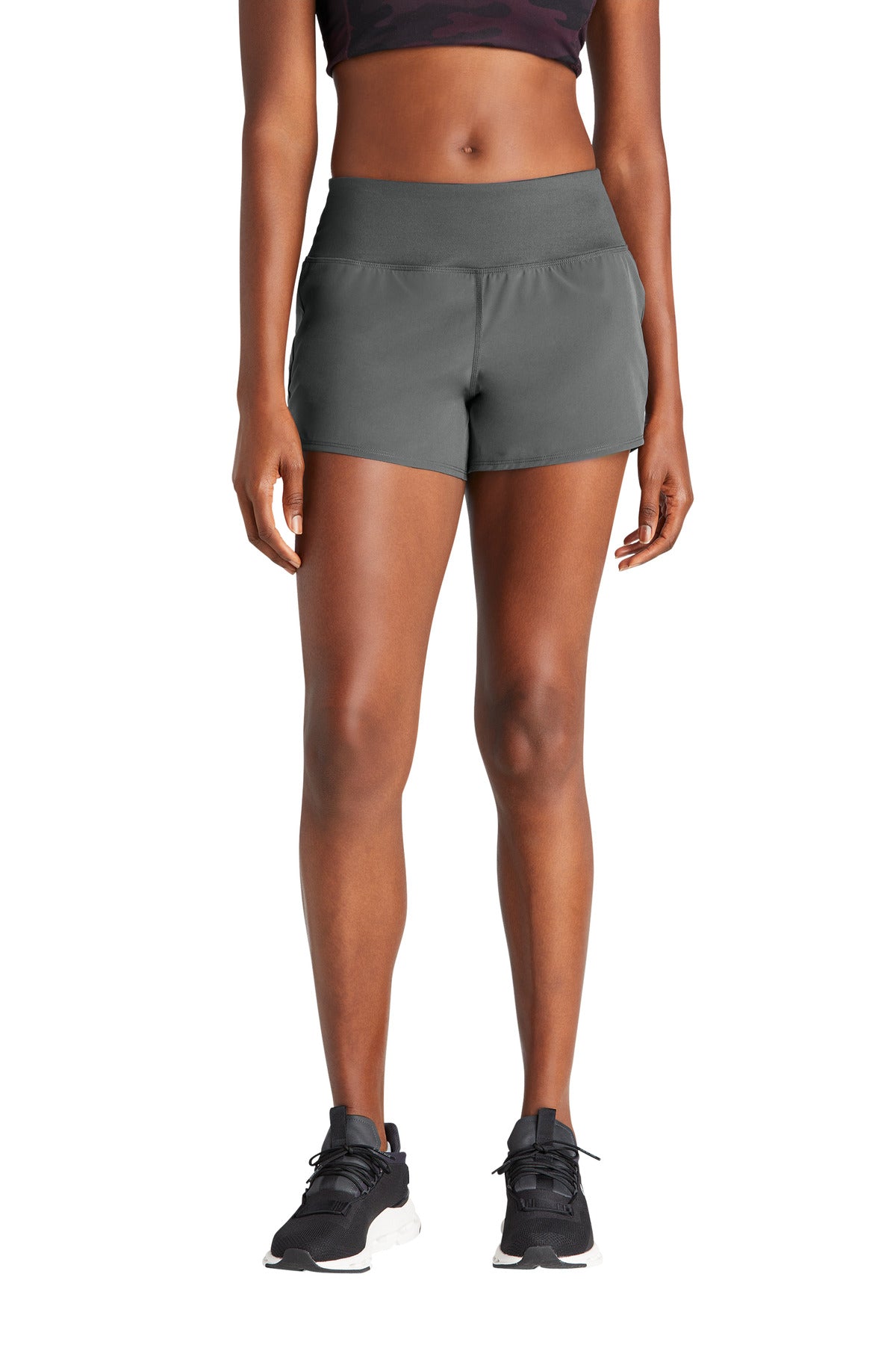 Sport-Tek Women's Repeat Short LST485 in Iron Grey