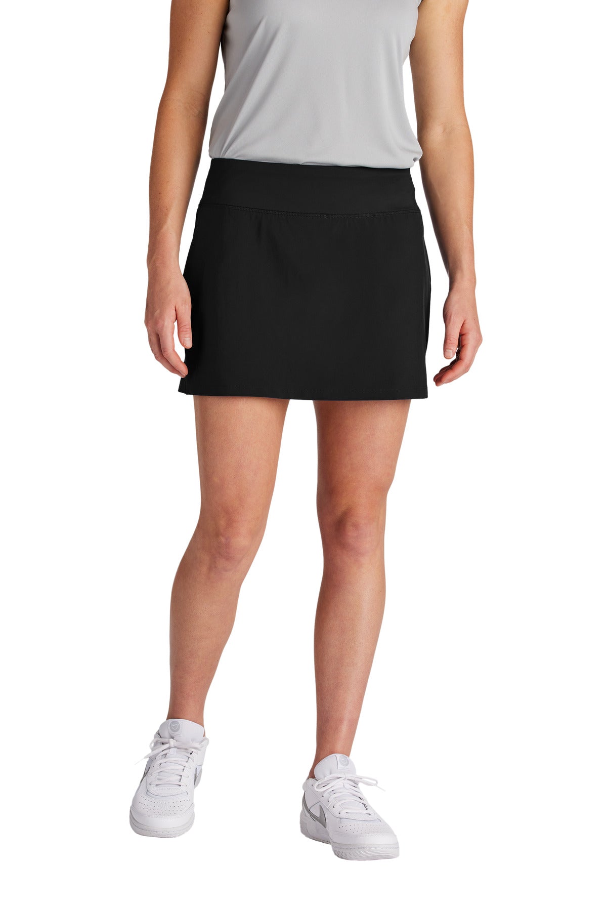 Sport-Tek Women's Repeat Skort LST486 in Black