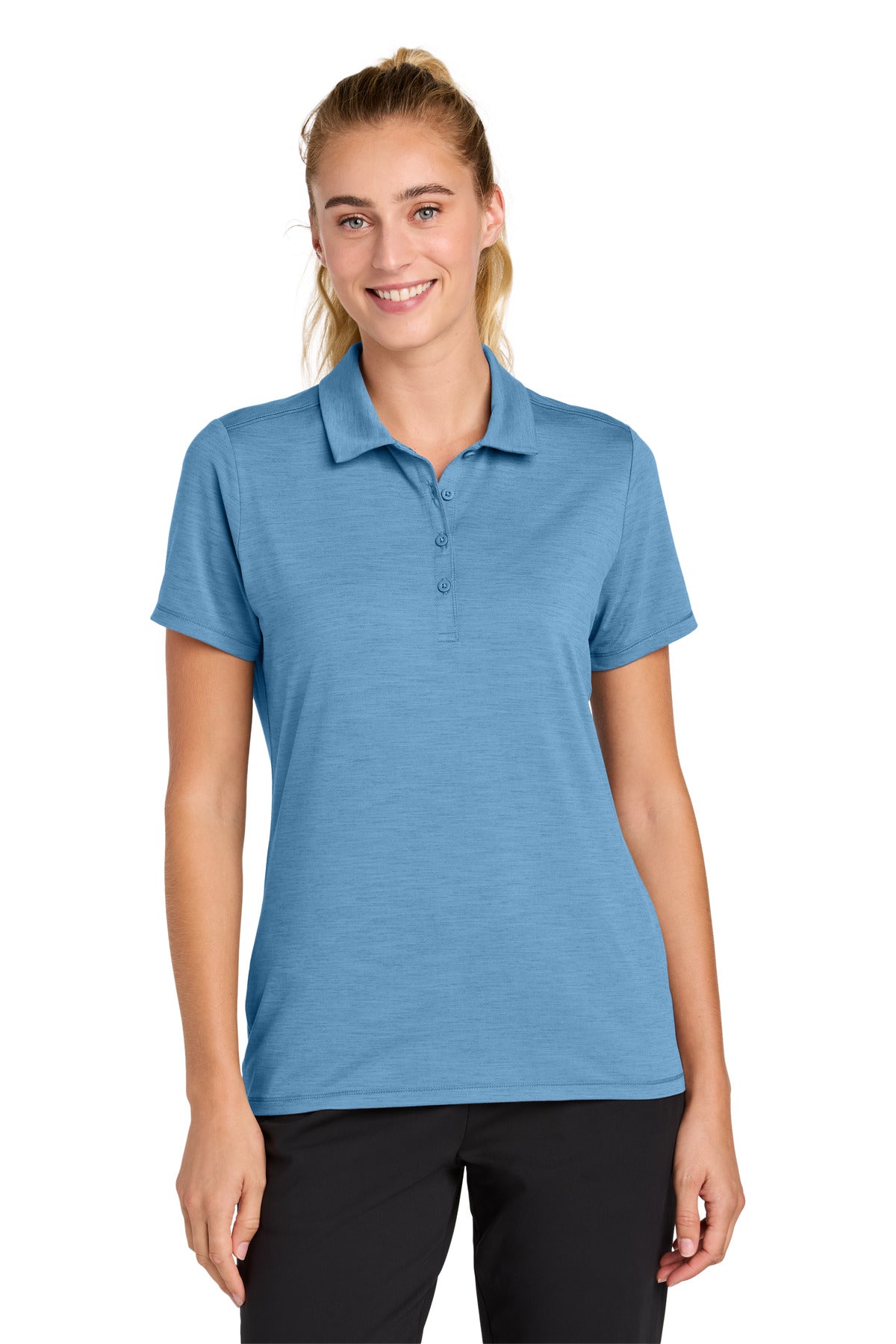 Sport-Tek Women's Versa Polo LST490 in Carolina Blue