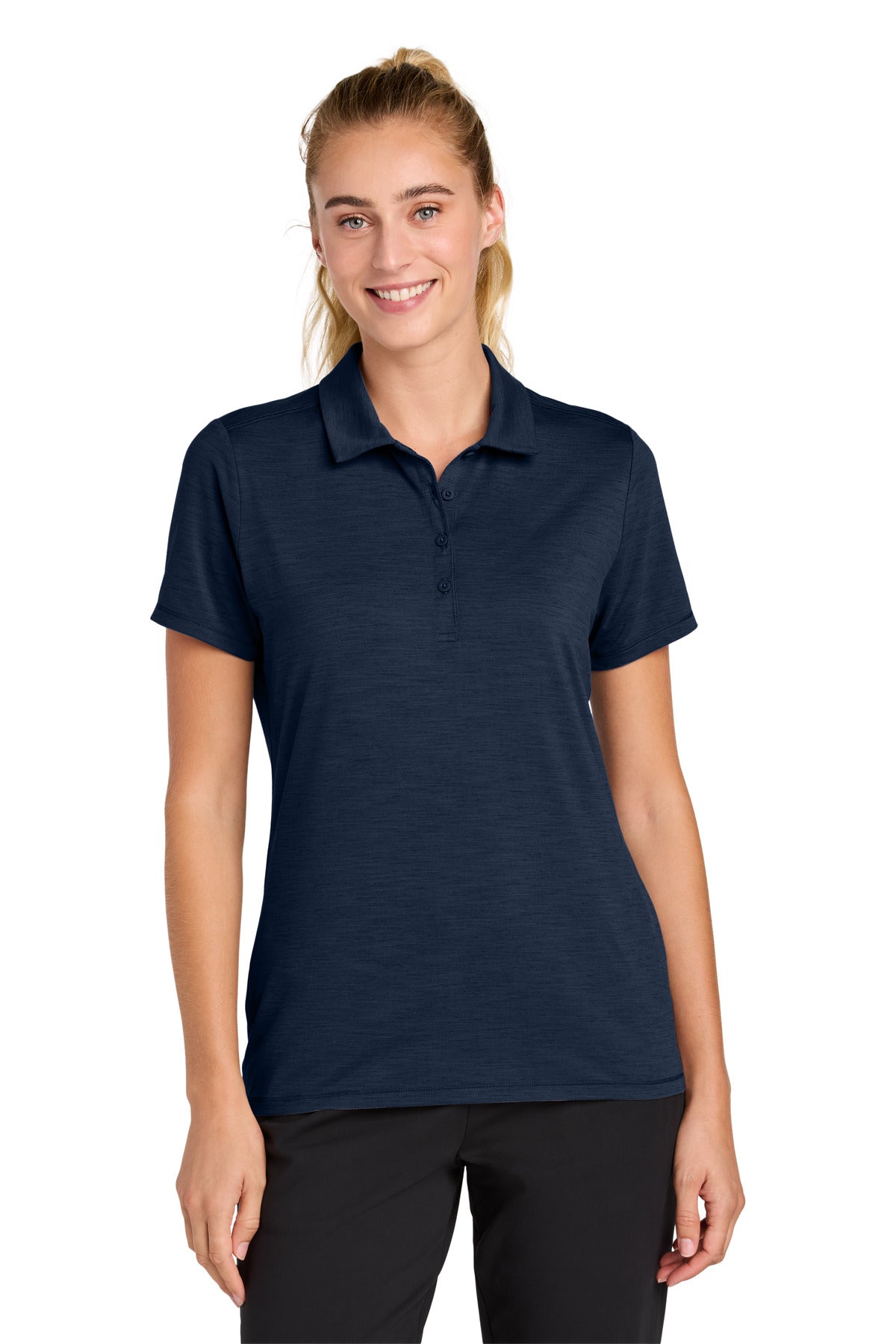 Sport-Tek Women's Versa Polo LST490 in True Navy