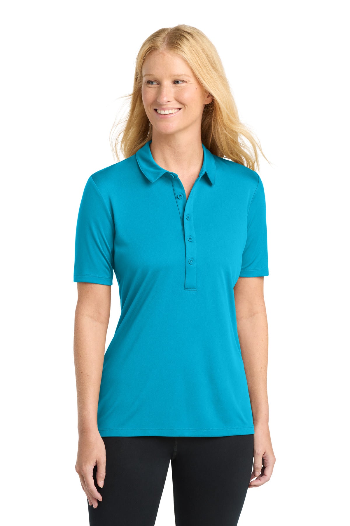 Sport-Tek Women's Posi-UV  Pro Polo.  LST520 in Sapphire