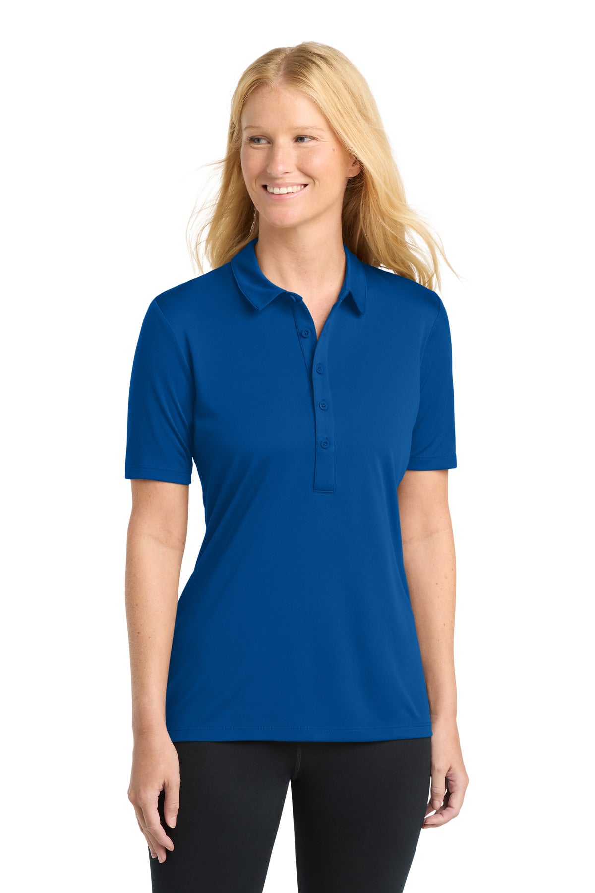 Sport-Tek Women's Posi-UV  Pro Polo.  LST520 in True Royal