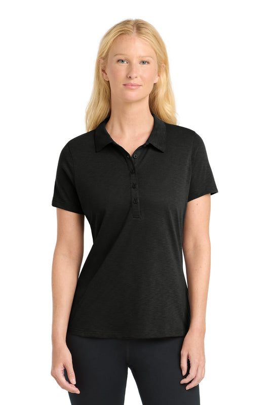 Sport-Tek Women's PosiCharge Strive Polo. LST530 in Black