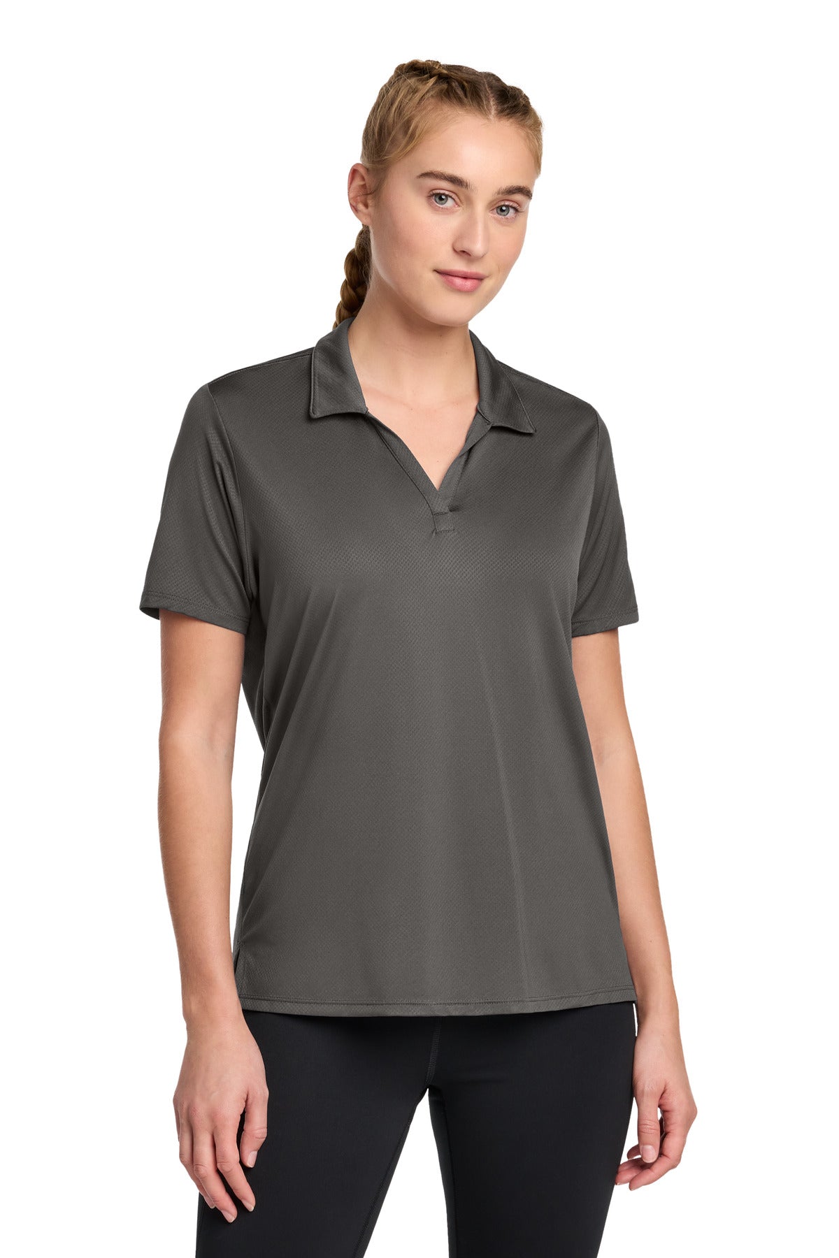 Sport-Tek Women's Sideline Polo LST535 in Graphite