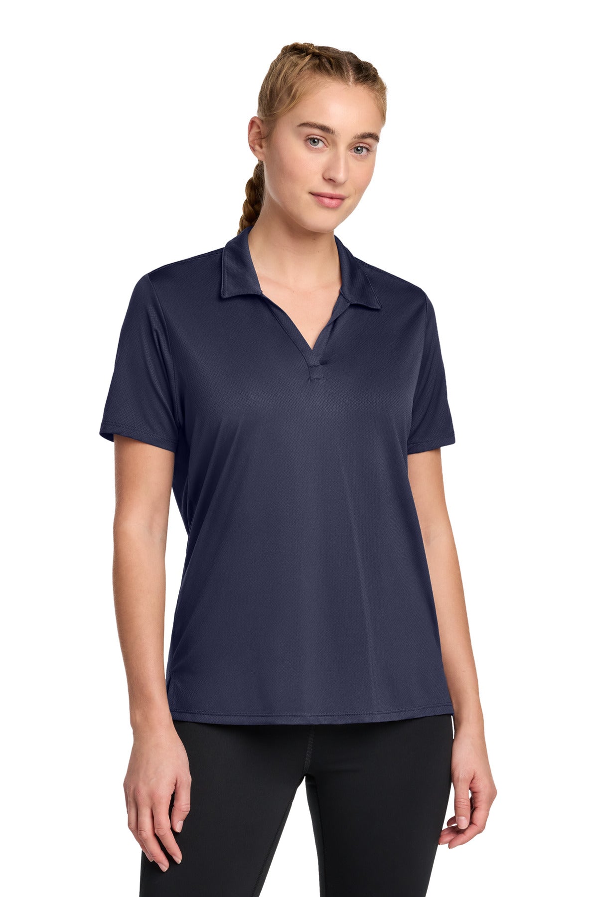 Sport-Tek Women's Sideline Polo LST535 in True Navy