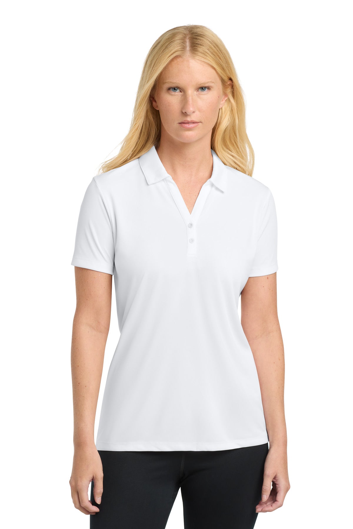 Sport-Tek  Women's PosiCharge  Competitor  Polo. LST550 in White