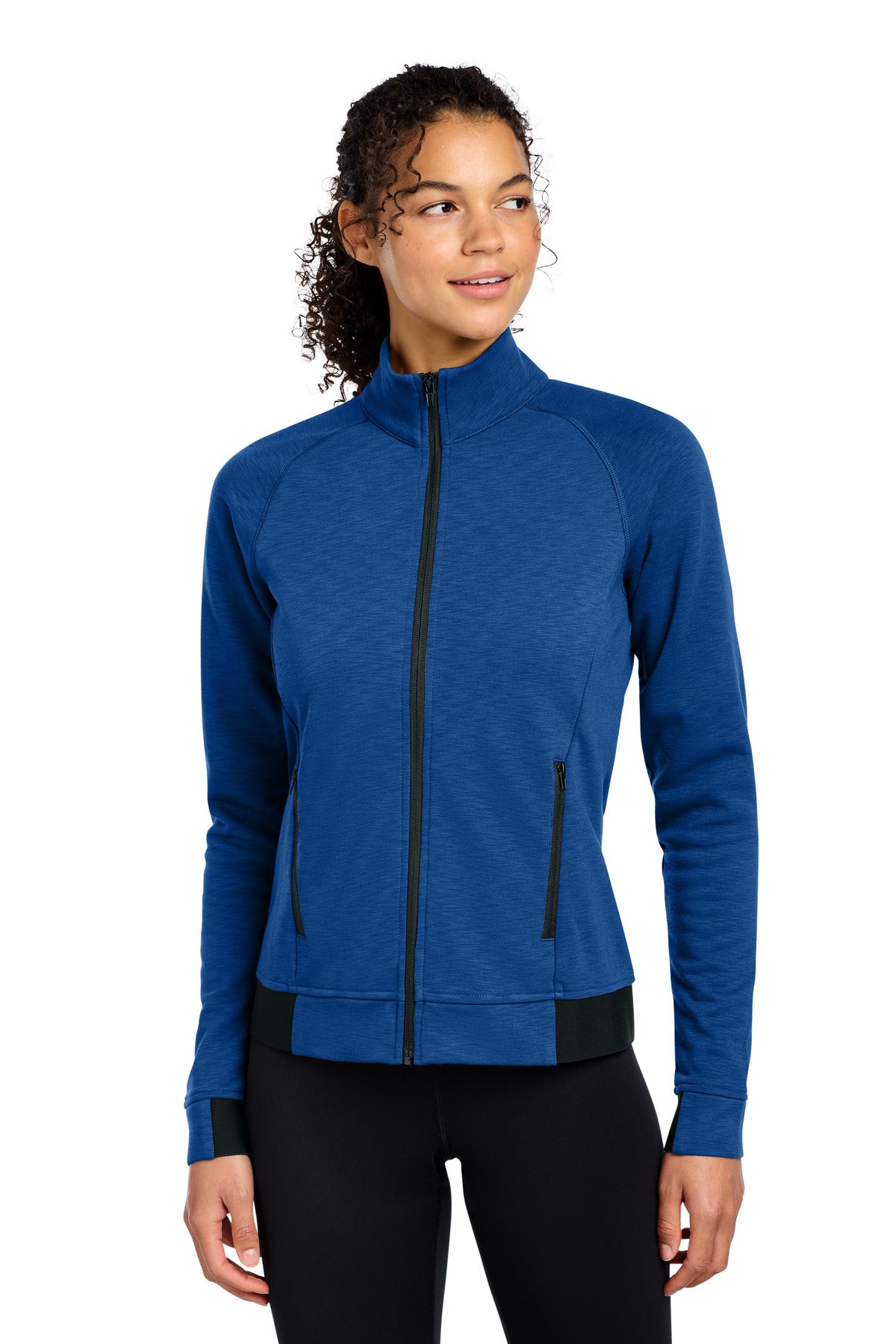 Sport-Tek Women's PosiCharge Strive Full-Zip LST570 in True Royal