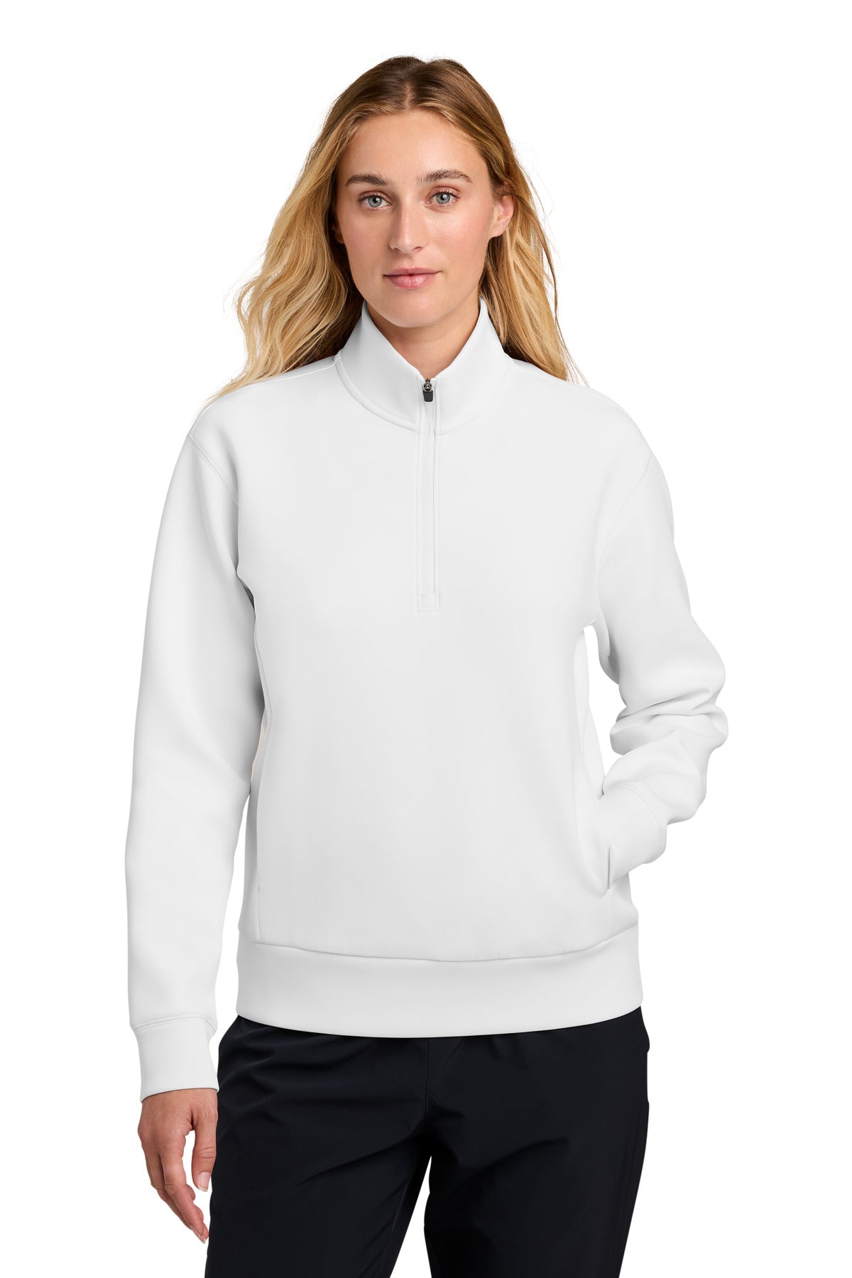 Sport-Tek Women's Pro Perform 1/4-Zip LST581 in White