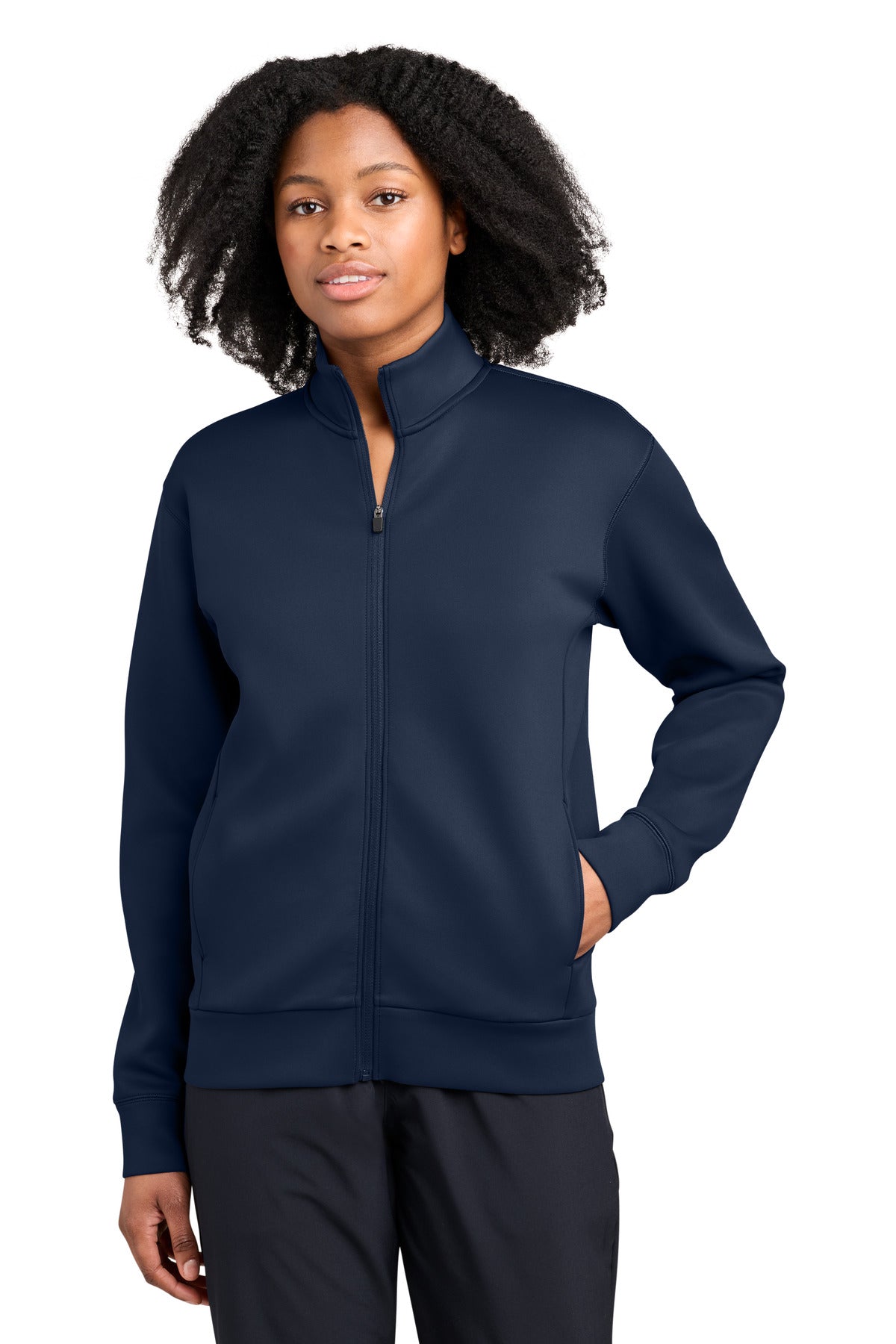 Sport-Tek Women's Pro Perform Full-Zip LST582 in True Navy