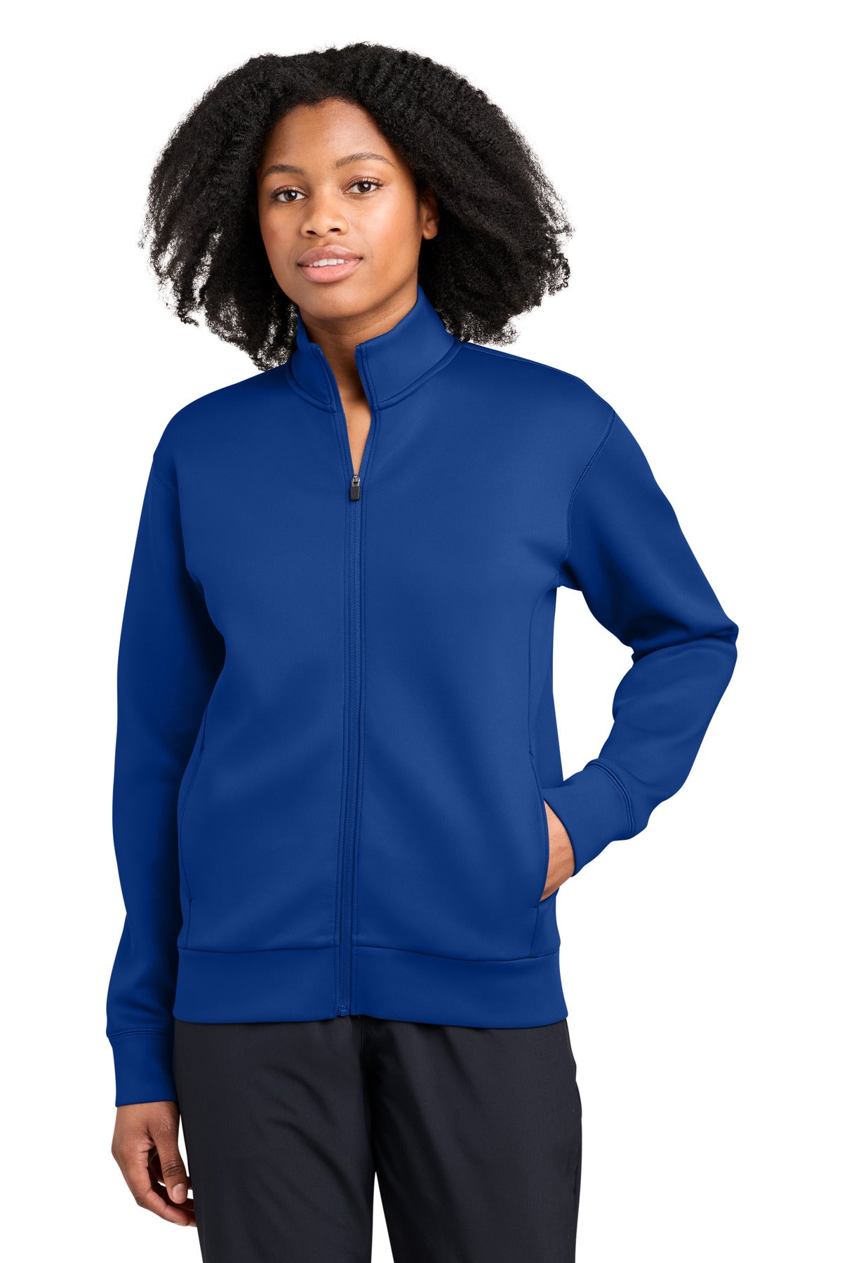 Sport-Tek Women's Pro Perform Full-Zip LST582 in True Royal