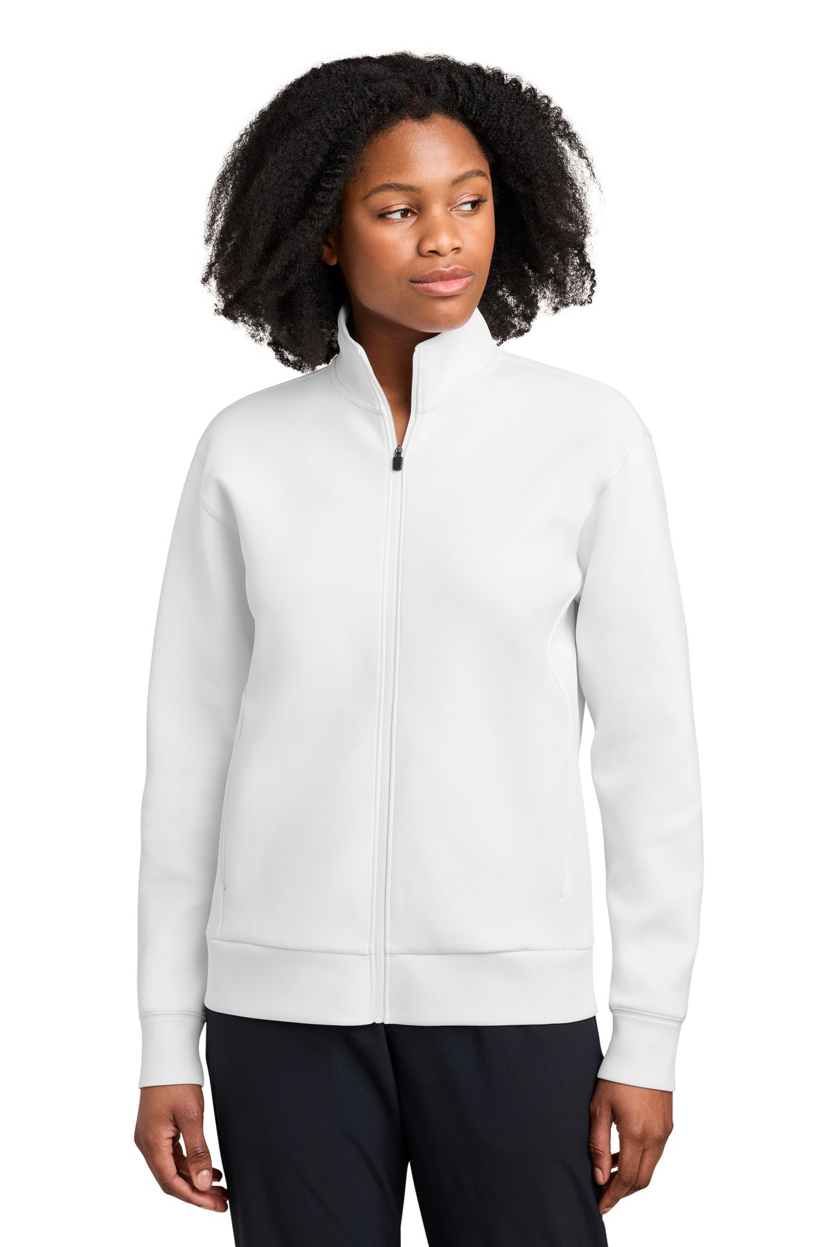 Sport-Tek Women's Pro Perform Full-Zip LST582 in White