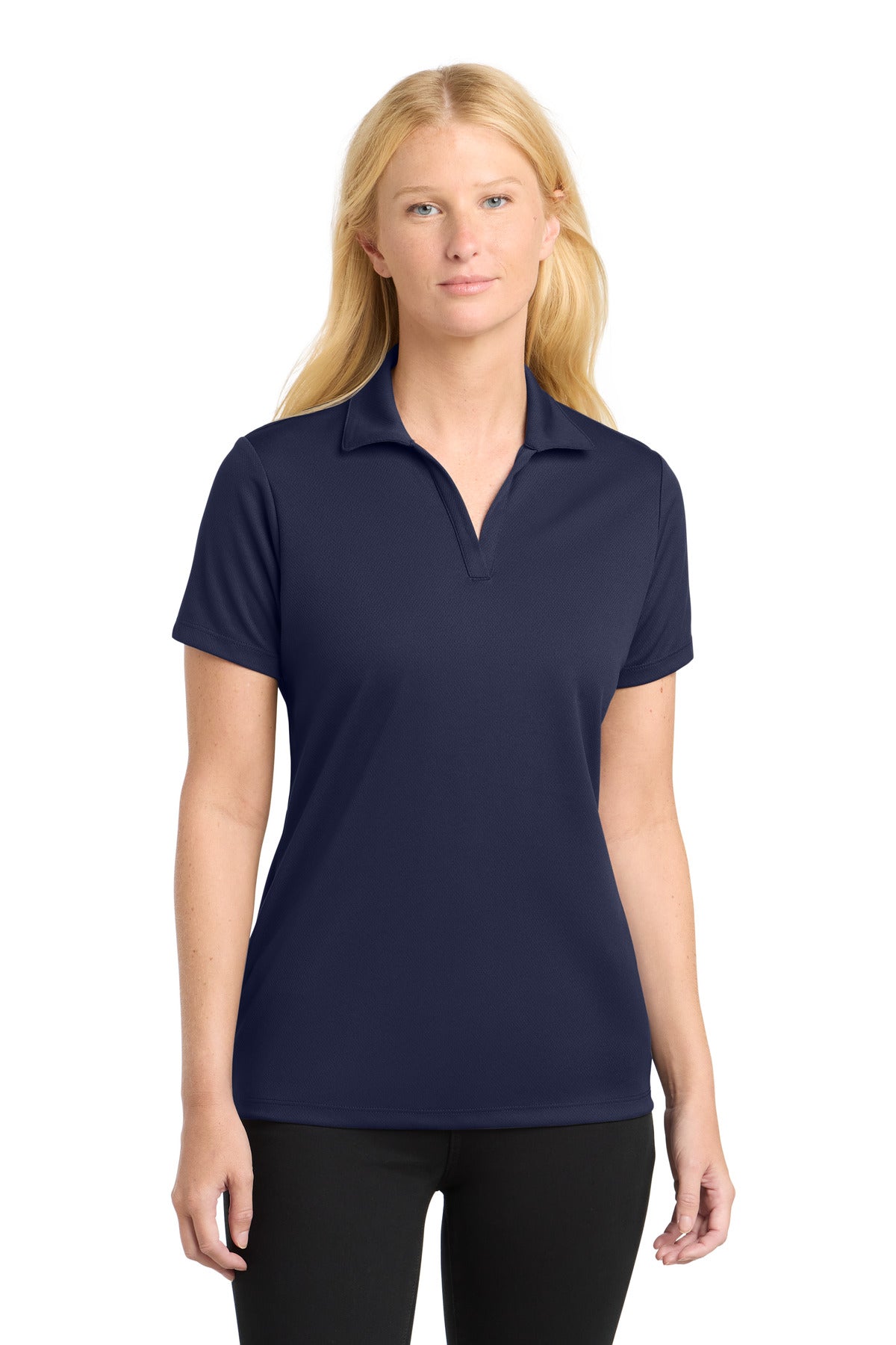Sport-Tek Women's PosiCharge RacerMesh Polo. LST640 in True Navy