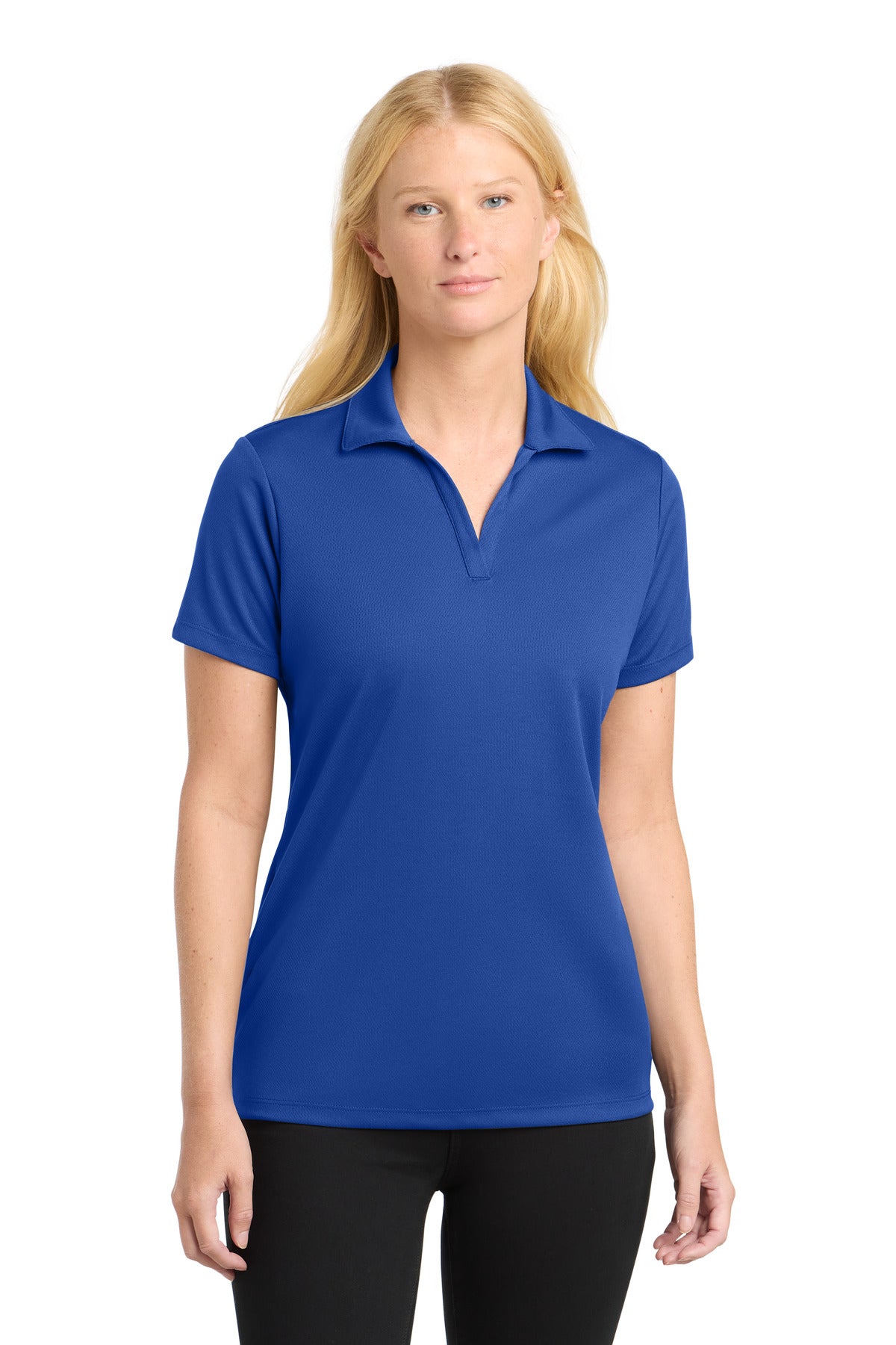 Sport-Tek Women's PosiCharge RacerMesh Polo. LST640 in True Royal