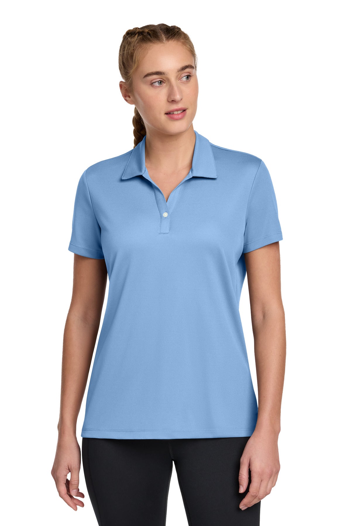 Sport-Tek Women's UV Micropique Polo LST740 in Carolina Blue