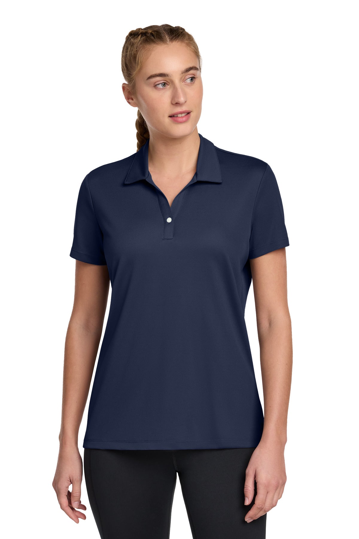 Sport-Tek Women's UV Micropique Polo LST740 in True Navy