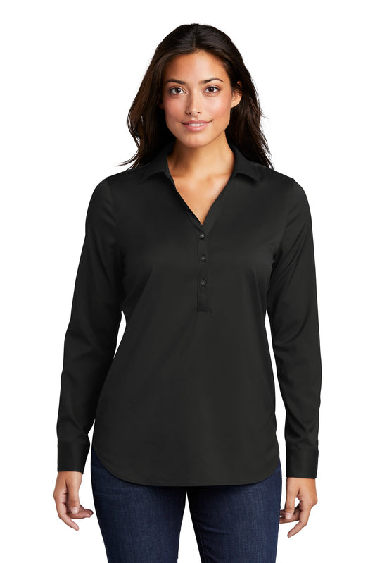 Port Authority  Ladies City Stretch Tunic LW680 in Black