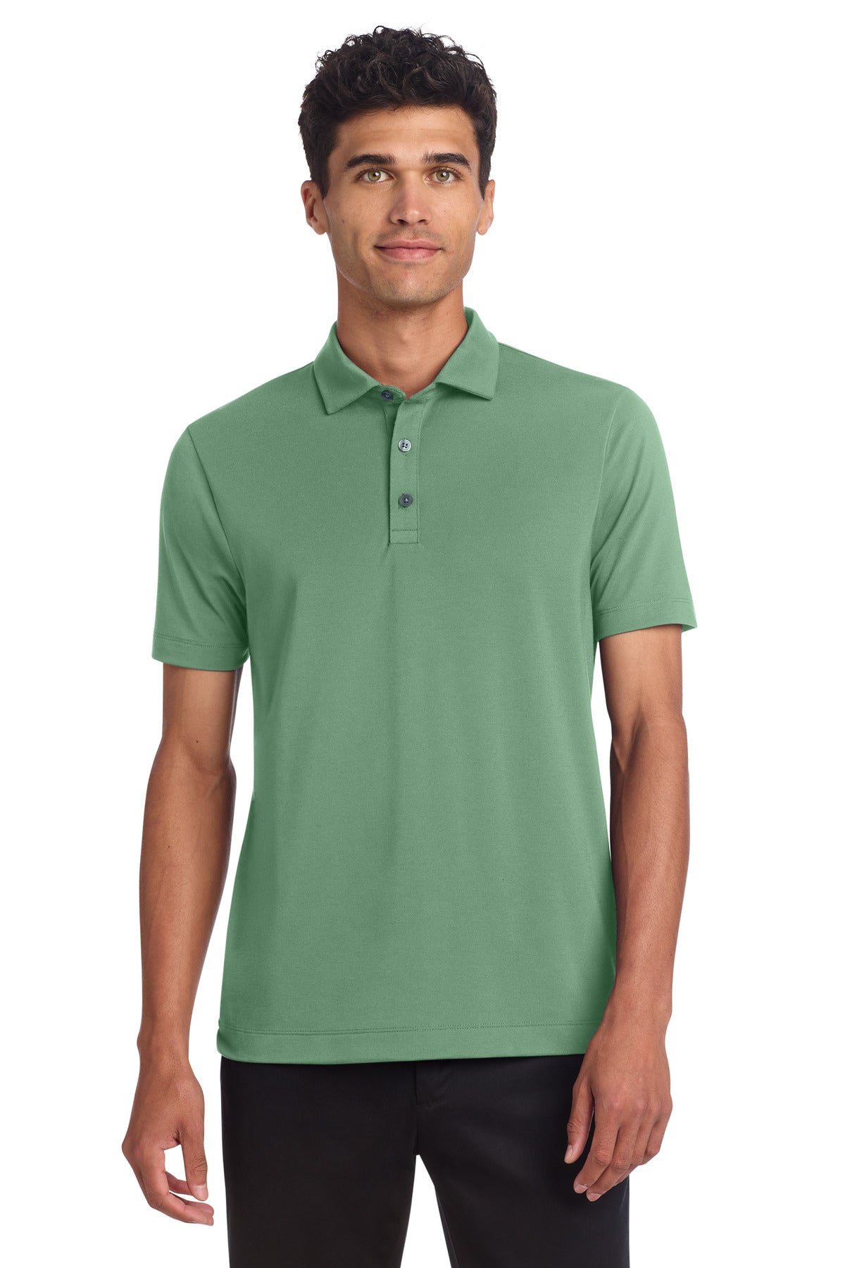Mercer+Mettle Stretch Jersey Polo MM1014 in Sage