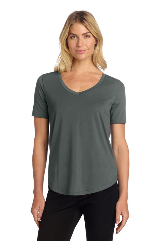 Mercer+Mettle Women's Stretch Jersey Relaxed Scoop MM1017 in Anchor Grey