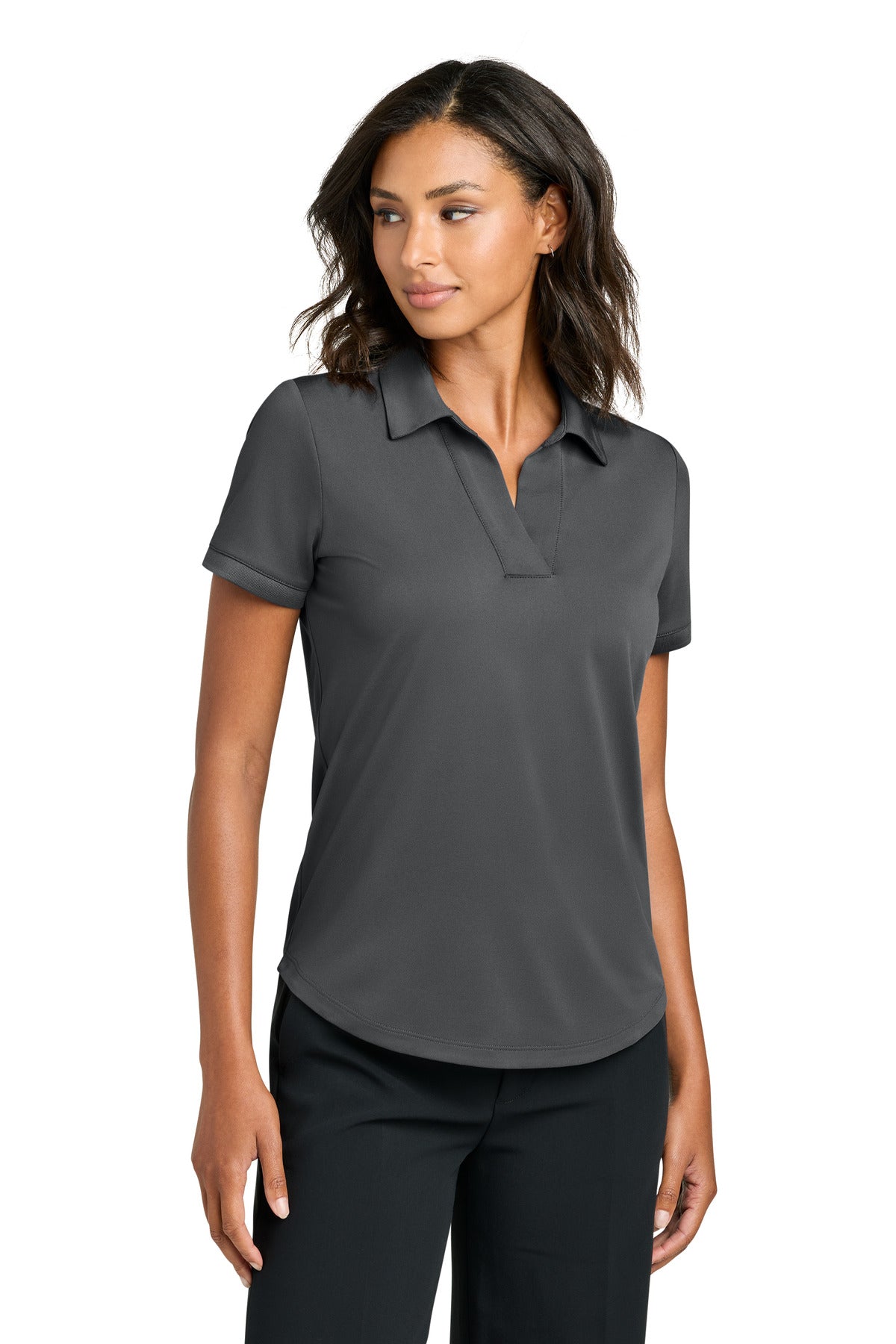 Mercer+Mettle Women's Everyday Performance Polo MM1031 in Storm Grey