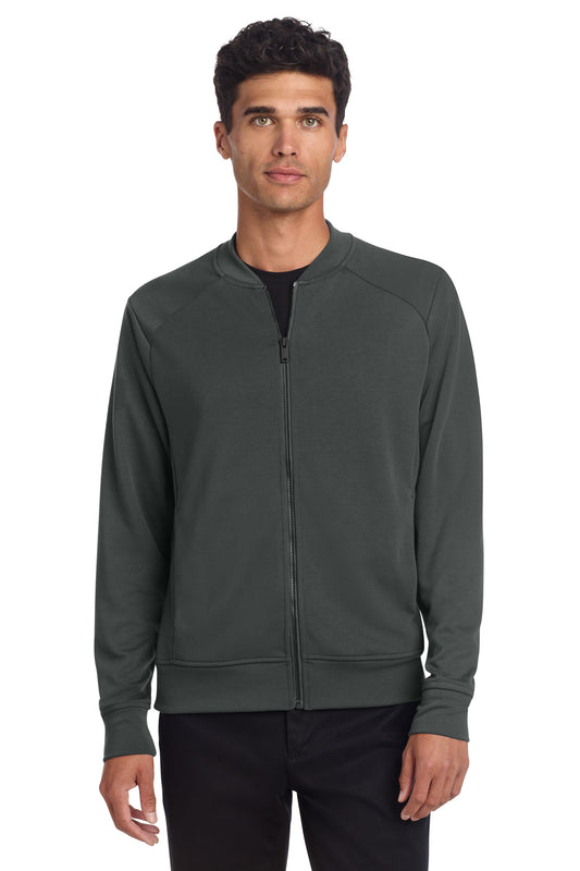 Mercer+Mettle Double-Knit Bomber MM3000 in Anchor Grey