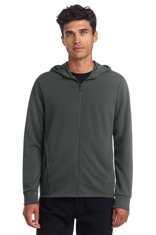 Mercer+Mettle Double-Knit Full-Zip Hoodie MM3002 in Anchor Grey