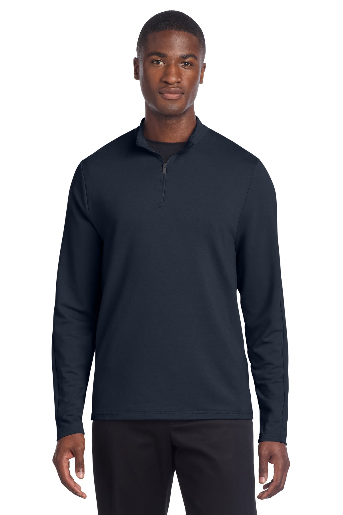 Mercer+Mettle Stretch 1/4-Zip Pullover MM3010 in Night Navy