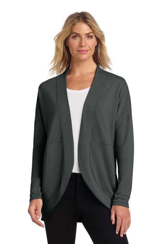 Mercer+Mettle Women's Stretch Open-Front Cardigan MM3015 in Anchor Grey