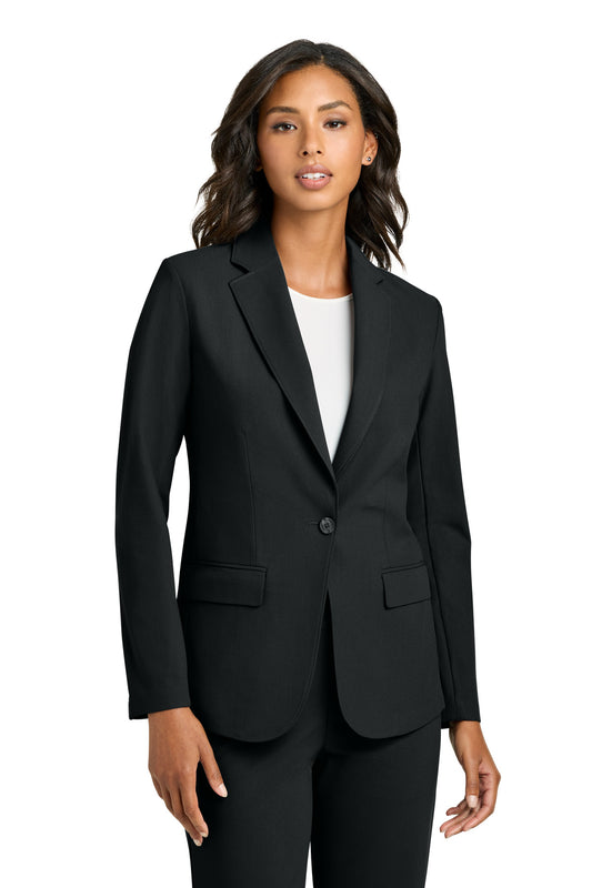 Mercer+Mettle Women's Capital Tech Blazer MM3033 in Deep Black