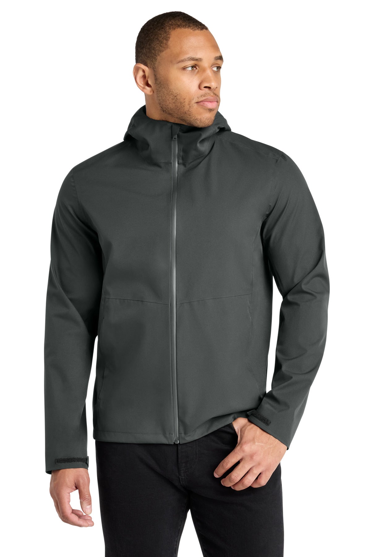 Mercer+Mettle Waterproof Rain Shell MM7000 in Anchor Grey