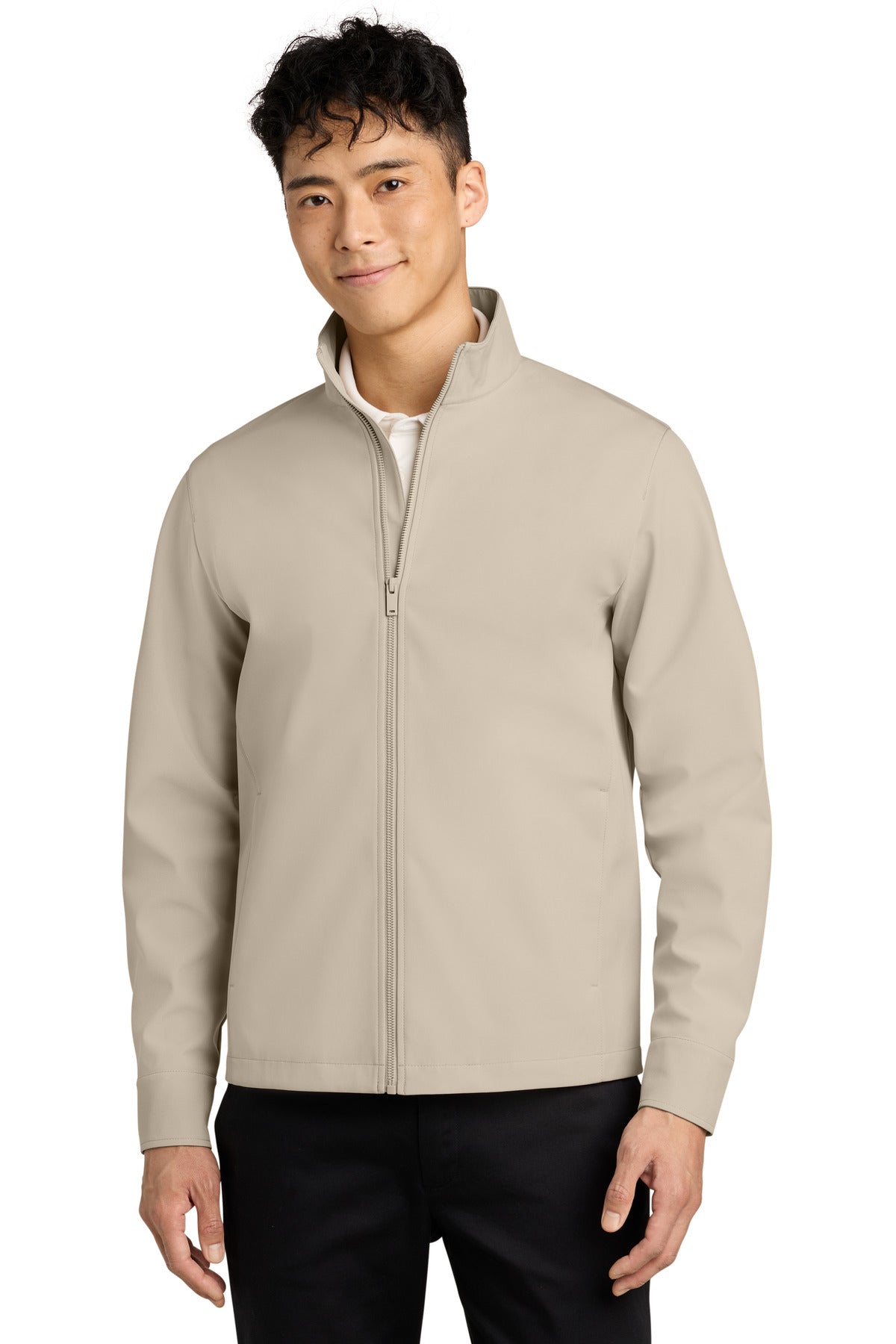 Mercer+Mettle Comfort Soft Shell Jacket MM7104 in Almond