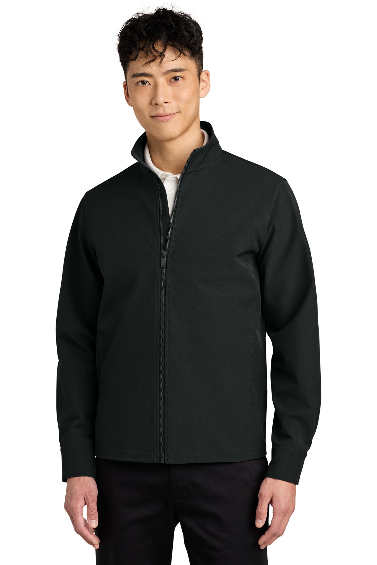Mercer+Mettle Comfort Soft Shell Jacket MM7104 in Deep Black