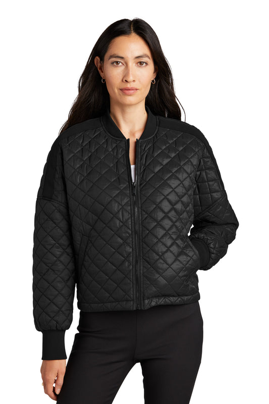 Mercer+Mettle Women's Boxy Quilted Jacket MM7201 in Deep Black