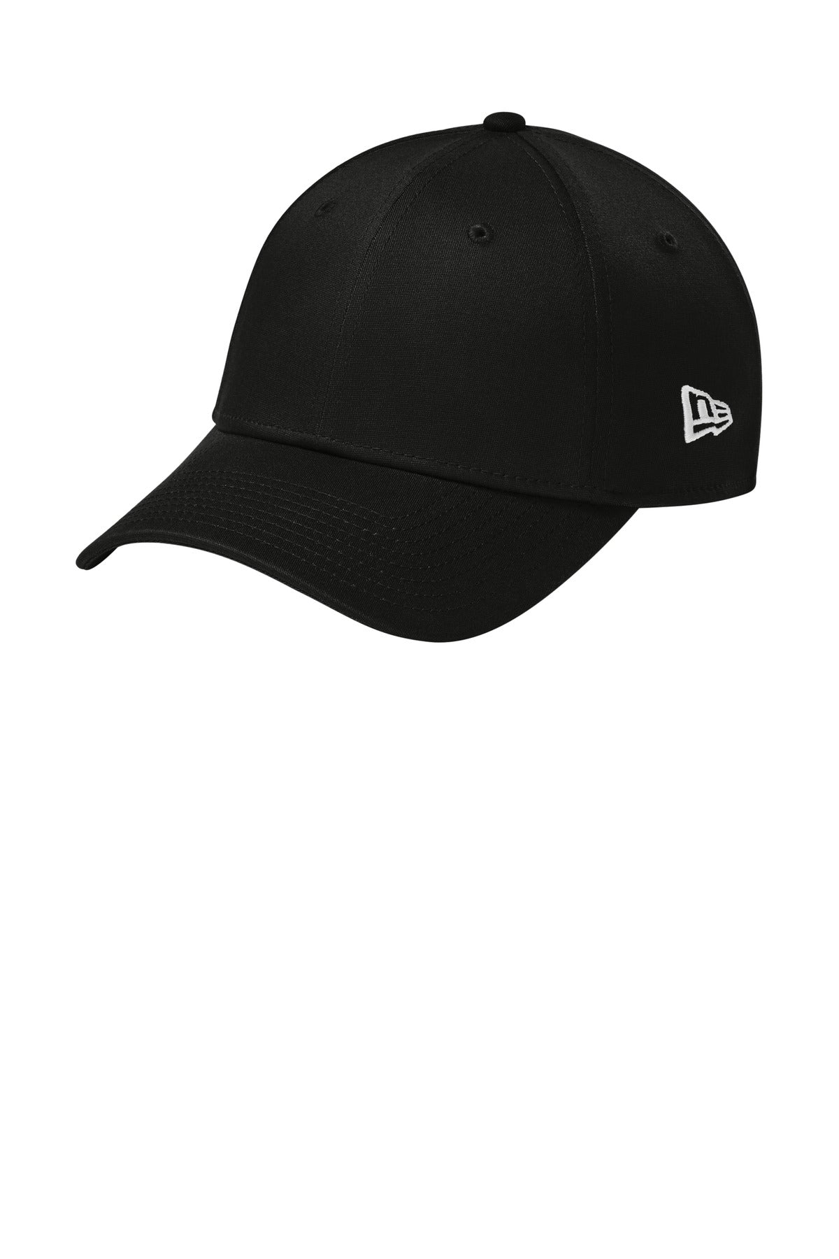 New Era - Structured Stretch Cotton Cap.  NE1000 in Flag Black