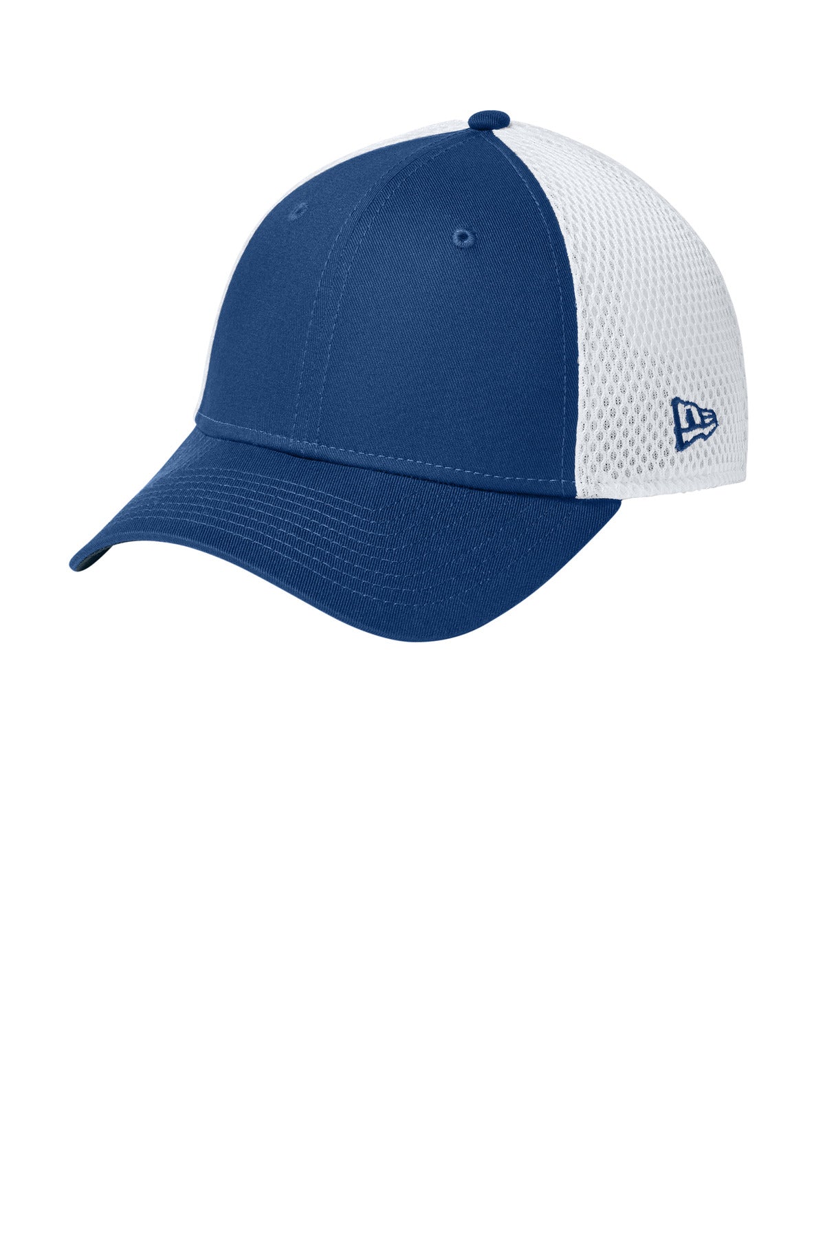 New Era - Stretch Mesh Cap.  NE1020 in Flag Royal/ White