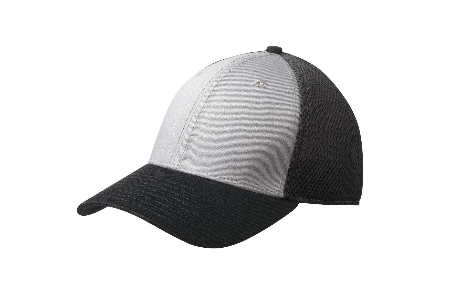 New Era - Stretch Mesh Cap.  NE1020 in Grey/ Black