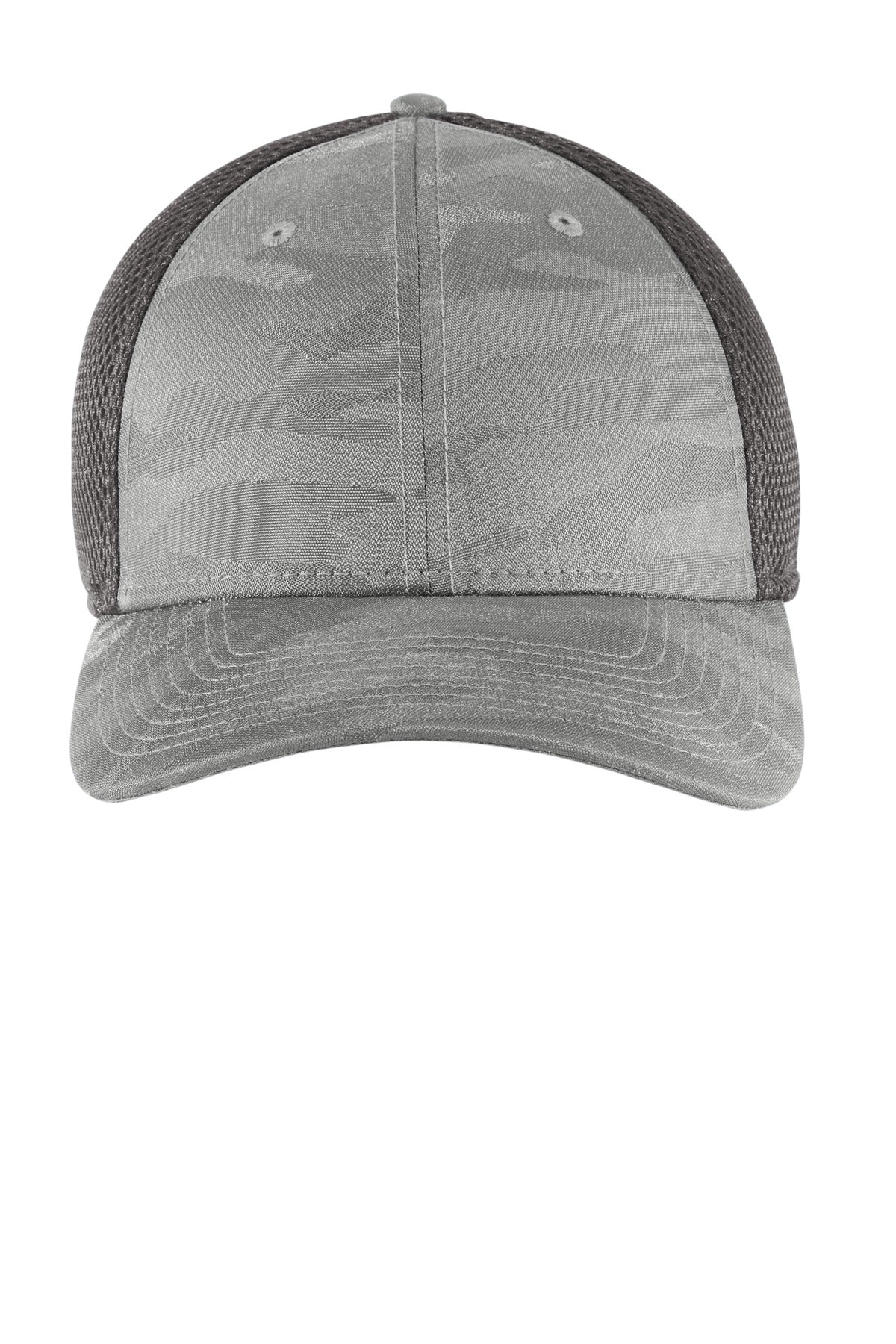 New Era  Tonal Camo Stretch Tech Mesh Cap NE1091 in Rainstorm Grey Camo/ Graphite