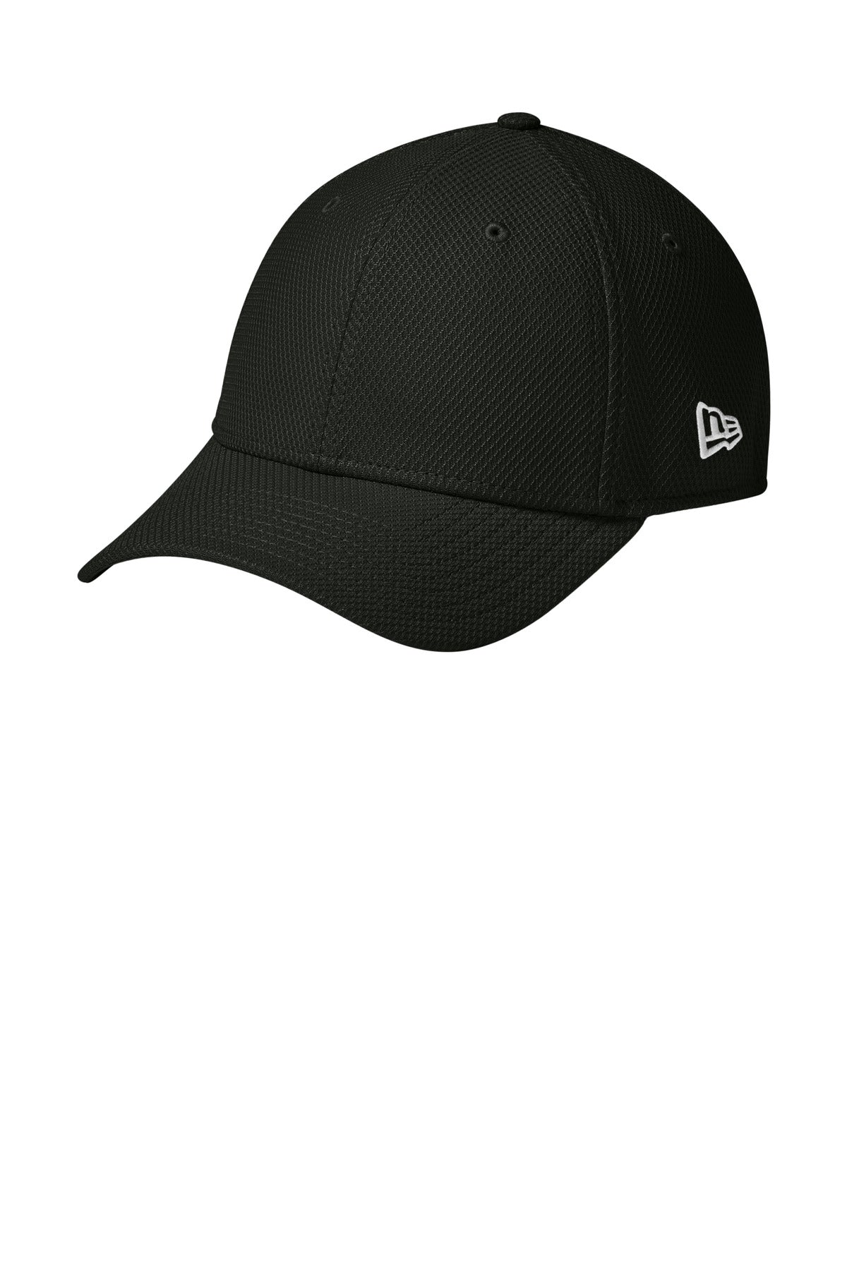 New Era  Diamond Era Stretch Cap. NE1121 in Flag Black