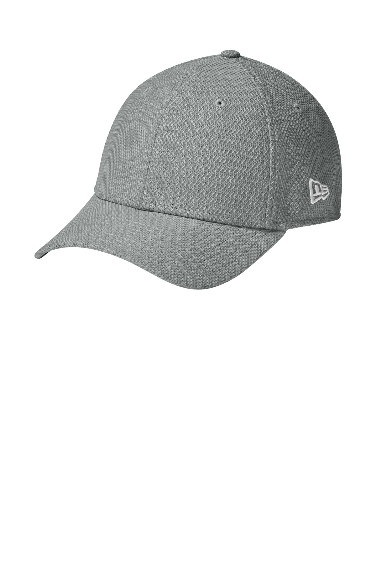 New Era  Diamond Era Stretch Cap. NE1121 in Flag Grey