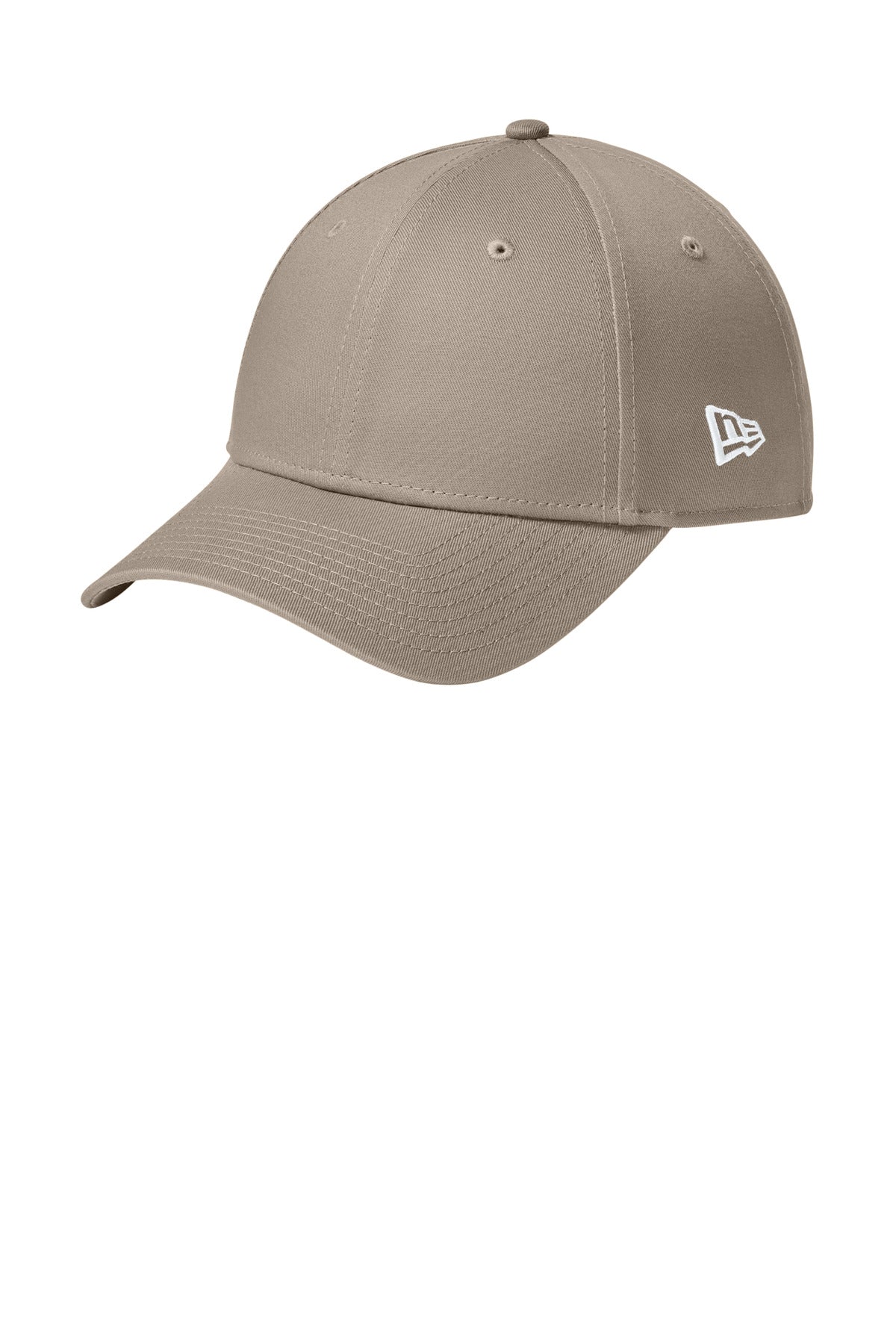 New Era - Adjustable Structured Cap.  NE200 in Flag Khaki
