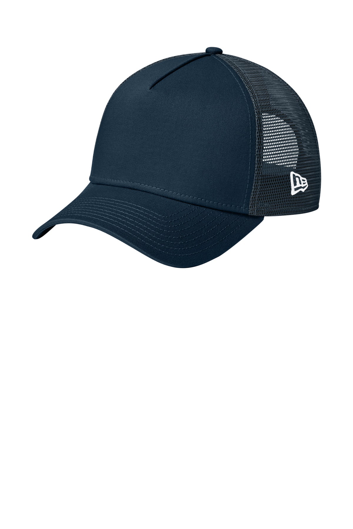 New Era Snapback Trucker Cap. NE205 in Flag Deep Navy